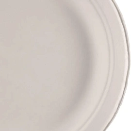 Тарелка одноразовая бумажная Средний 180 мм белая (1200 штук в упаковке)