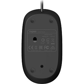 Мышь проводная Rapoo N200 черная