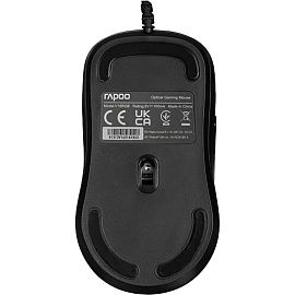 Мышь проводная Rapoo V16RGB черная