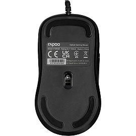 Мышь проводная Rapoo V16RGB черная