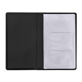 Визитница настольная Attache Каньон искусственная кожа на 96 визиток черная фото Визитница настольная Attache Каньон искусственная кожа на 96 визиток черная