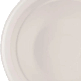 Тарелка одноразовая бумажная Средний 180 мм белая (1000 штук в упаковке)