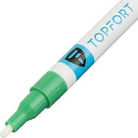 Маркер промышленный лаковый TOPFORT Industrial Plus для агрессивной среды зелёный 1-2 мм (2096985)