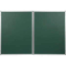 Доска магнитно-меловая Выбор Есть 100х250 см трехсекционная с лаковым покрытием