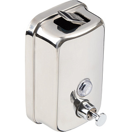 Дозатор (диспенсер) для жидкого мыла Выбор есть нержавеющая сталь серебристый 500 мл