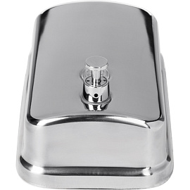 Дозатор (диспенсер) для жидкого мыла Выбор есть нержавеющая сталь серебристый 500 мл