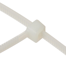 Хомут (стяжка) пластиковый TOPFORT 300х3.6 мм белый 100 штук