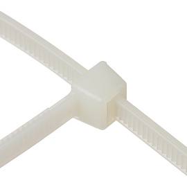 Хомут (стяжка) пластиковый TOPFORT 400х4.8 мм белый 100 штук