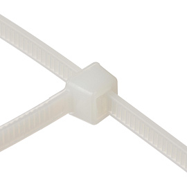 Хомут (стяжка) пластиковый TOPFORT 500х4.8 мм белый 100 штук