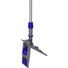 Держатель МОПа Luscan Professional 40x11 см пластик синий