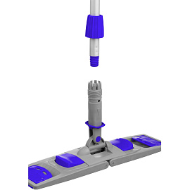 Держатель МОПа Luscan Professional 40x11 см пластик синий