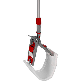 Держатель для мопов Luscan Professional 40х11 см пластик красный