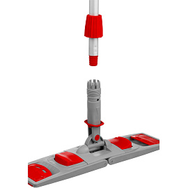 Держатель для мопов Luscan Professional 40х11 см пластик красный