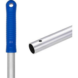 Рукоятка со сквозным отверстием Luscan Professional алюминий/пластик 140 см синяя