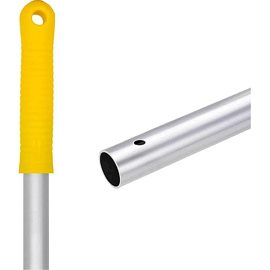 Рукоятка со сквозным отверстием Luscan Professional алюминий/пластик 140 см желтая