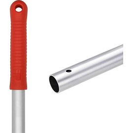 Рукоятка со сквозным отверстием Luscan Professional алюминий/пластик 140 см красная