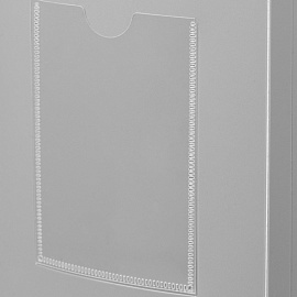 Короб архивный из полипропилена Attache 330x120x245 мм на кнопке серый до 1200 листов