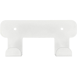 Вешалка настенная H1021W белая (2 крючка)