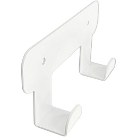 Вешалка настенная H1021W белая (2 крючка)