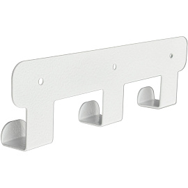 Вешалка настенная H1031W белая (3 крючка)