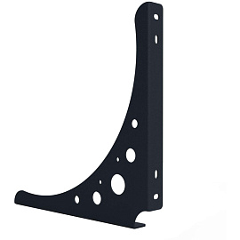 Кронштейн набор для полки S200B (черный) фото Кронштейн набор для полки S200B (черный)