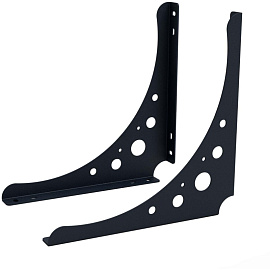 Кронштейн набор для полки S200B (черный) фото Кронштейн набор для полки S200B (черный)