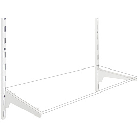 Держатель полки Форт ДТ-250Б (белый, 13х250х70 мм) фото Держатель полки Форт ДТ-250Б (белый, 13х250х70 мм)