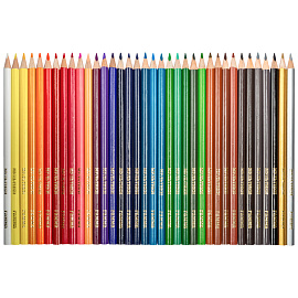 Карандаши цветные Гамма Мультики 36 цветов трехгранные