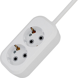 Удлинитель PROGIX US2GXW3 2р/3м белый, 3х0,75мм, 10А/2200Вт