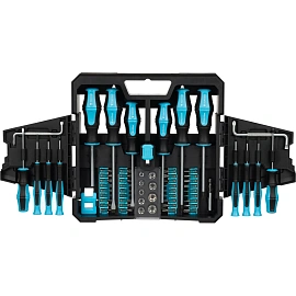 Набор отвёрток TOPFORT с битами (63 штуки в упаковке, 2100557)