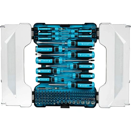 Набор отвёрток TOPFORT с битами и торцевыми головками (112 штук в упаковке, 2100558)