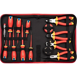 Набор диэлектрических инструментов Topfort 14 предметов (VDE 583114)