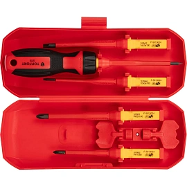 Набор отвёрток диэлектрических TOPFORT (8 штук, 2100574)