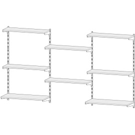Система хранения стеллажная Форт РМ-02Б (белый) фото Система хранения стеллажная Форт РМ-02Б (белый)