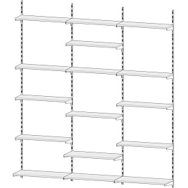 Система хранения стеллажная Форт РМ-03Б (белый)