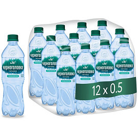 Вода питьевая Черноголовка газированная 0.5 л фото Вода питьевая Черноголовка газированная 0.5 л