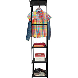 Вешалка гардеробная напольная Helex Home (черная)