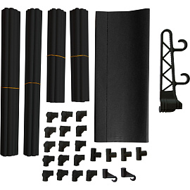 Вешалка гардеробная напольная Helex Home (черная)