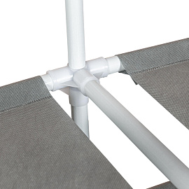 Вешалка гардеробная напольная Helex Home W-04-1 (белая)