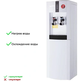 Кулер для воды Aqua Work 16LDR белый (нагрев и охлаждение)