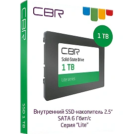SSD накопитель CBR Lite 1 ТБ (SSD-001TB-2.5-LT22)