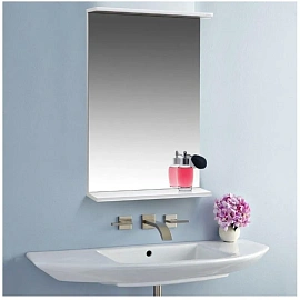 Зеркало Лайт 50 с полкой (500х700 мм)