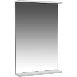 Зеркало Бора-бора 50 с полкой (белый, 500х765 мм)