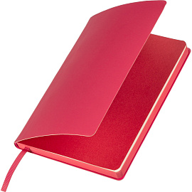 Ежедневник недатированный Listoff искусственная кожа Soft Touch А5 136 листов розовый (розовый обрез)