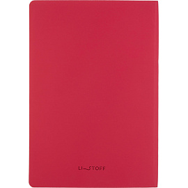 Ежедневник недатированный Listoff искусственная кожа Soft Touch А5 136 листов розовый (розовый обрез)