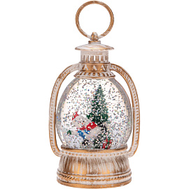 Светильник декоративный Фонарик с эфф снегопада подсветкой,501-183