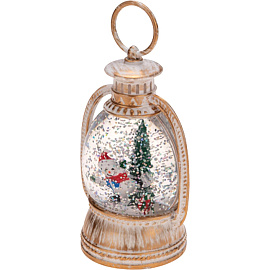 Светильник декоративный Фонарик с эфф снегопада подсветкой,501-183