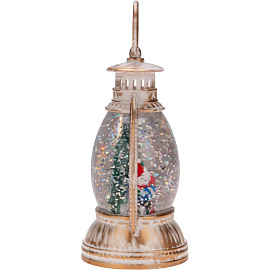 Светильник декоративный Фонарик с эфф снегопада подсветкой,501-183