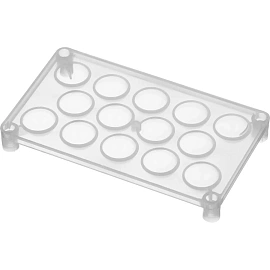 Планшет для капельных реакций 14 ячеек, 4.04.01.0140, ПП