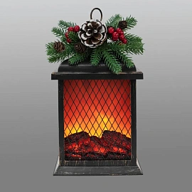 Сувенир светодиодный Neon-Night камин Рождество (15х14х26 см)